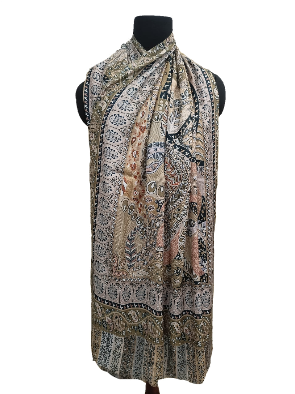 Bamboo Silk Special Print Stole.