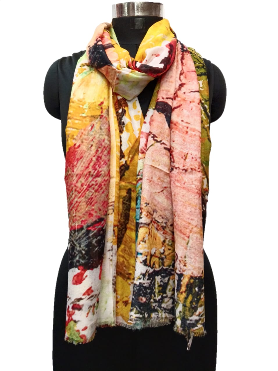 Bamboo Silk Special Print Stole.