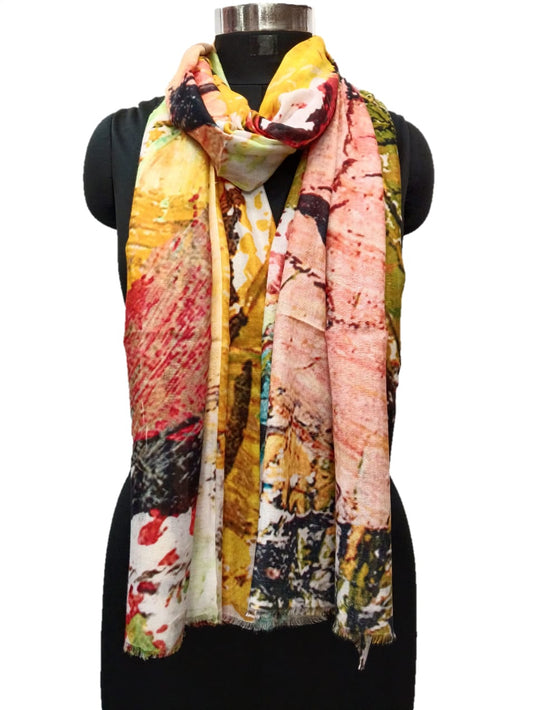Bamboo Silk Special Print Stole.