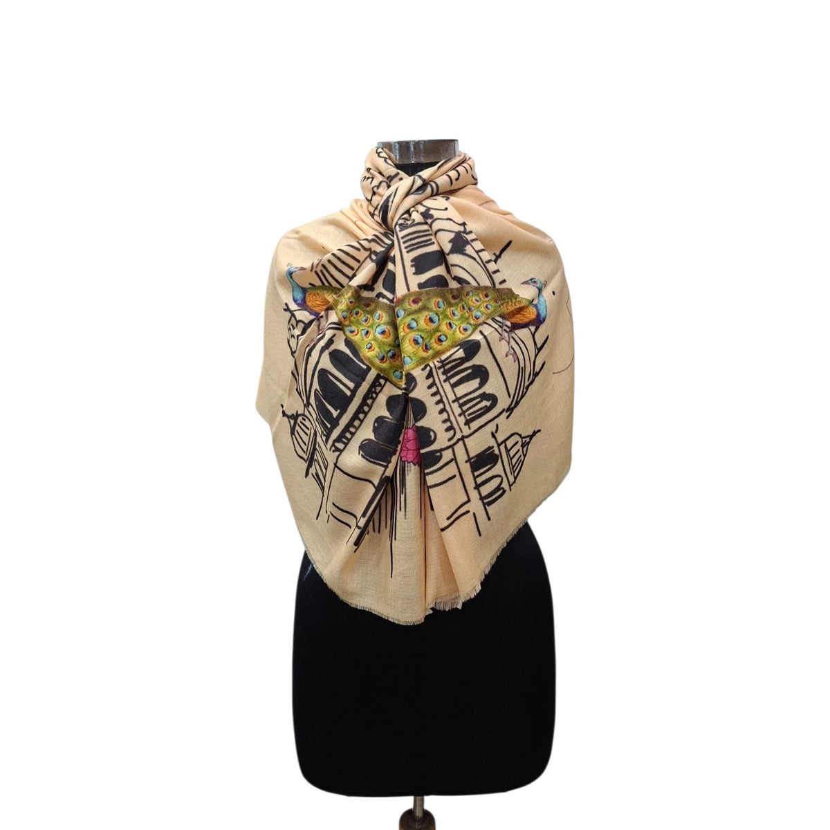 Cashmere Digital Print Stole.