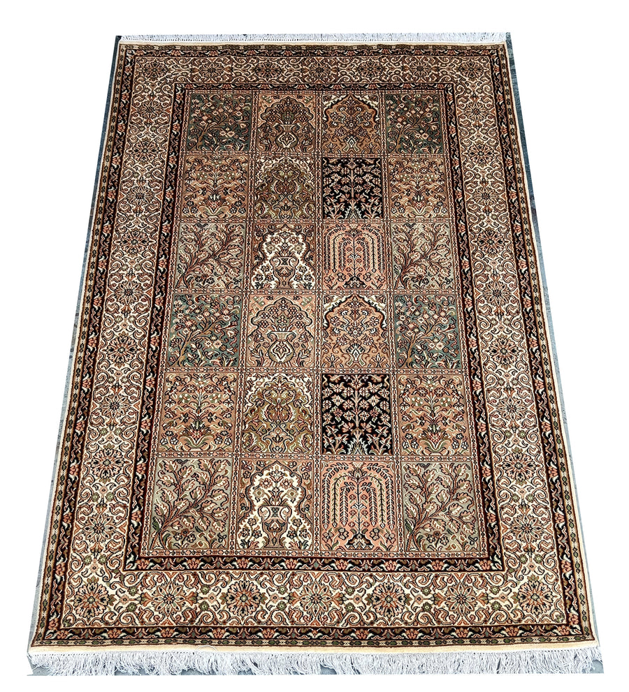 Handknotted Kashmiri Silk Rugs