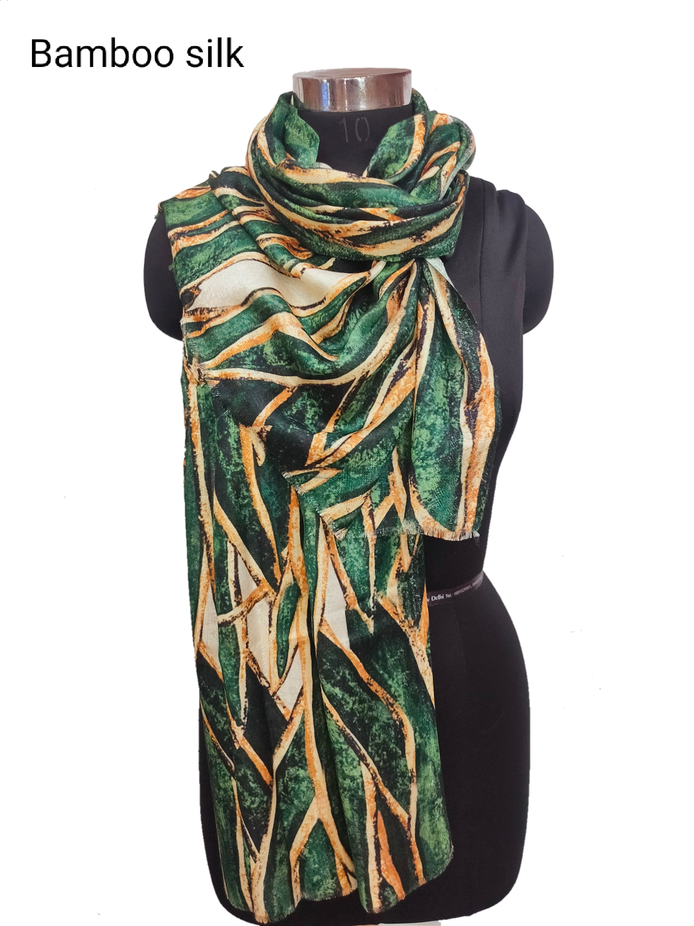 Bamboo silk Special Print Stole.