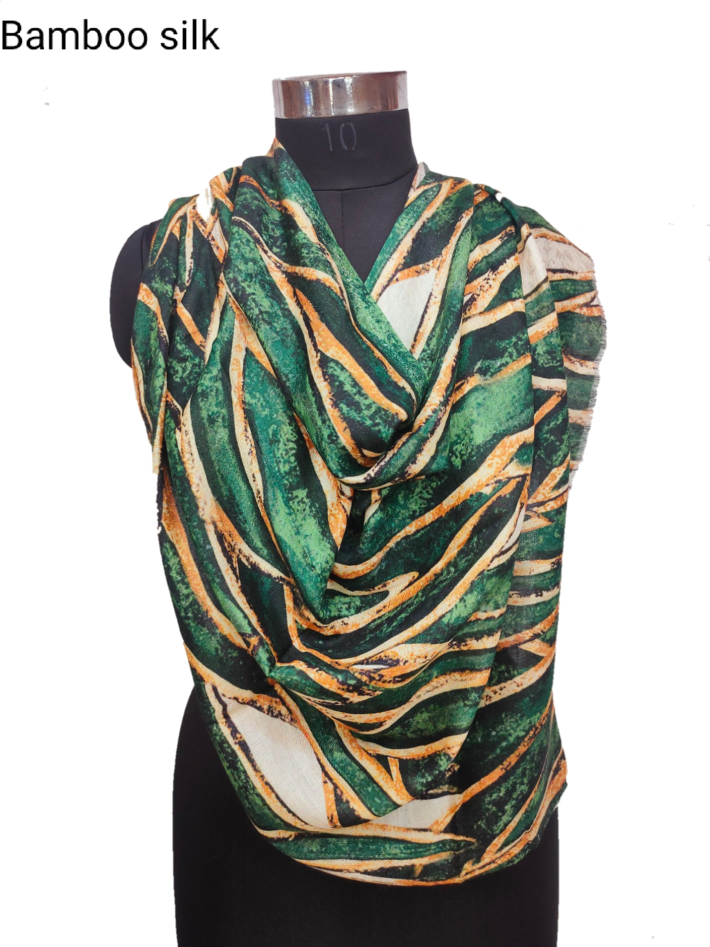 Bamboo silk Special Print Stole.