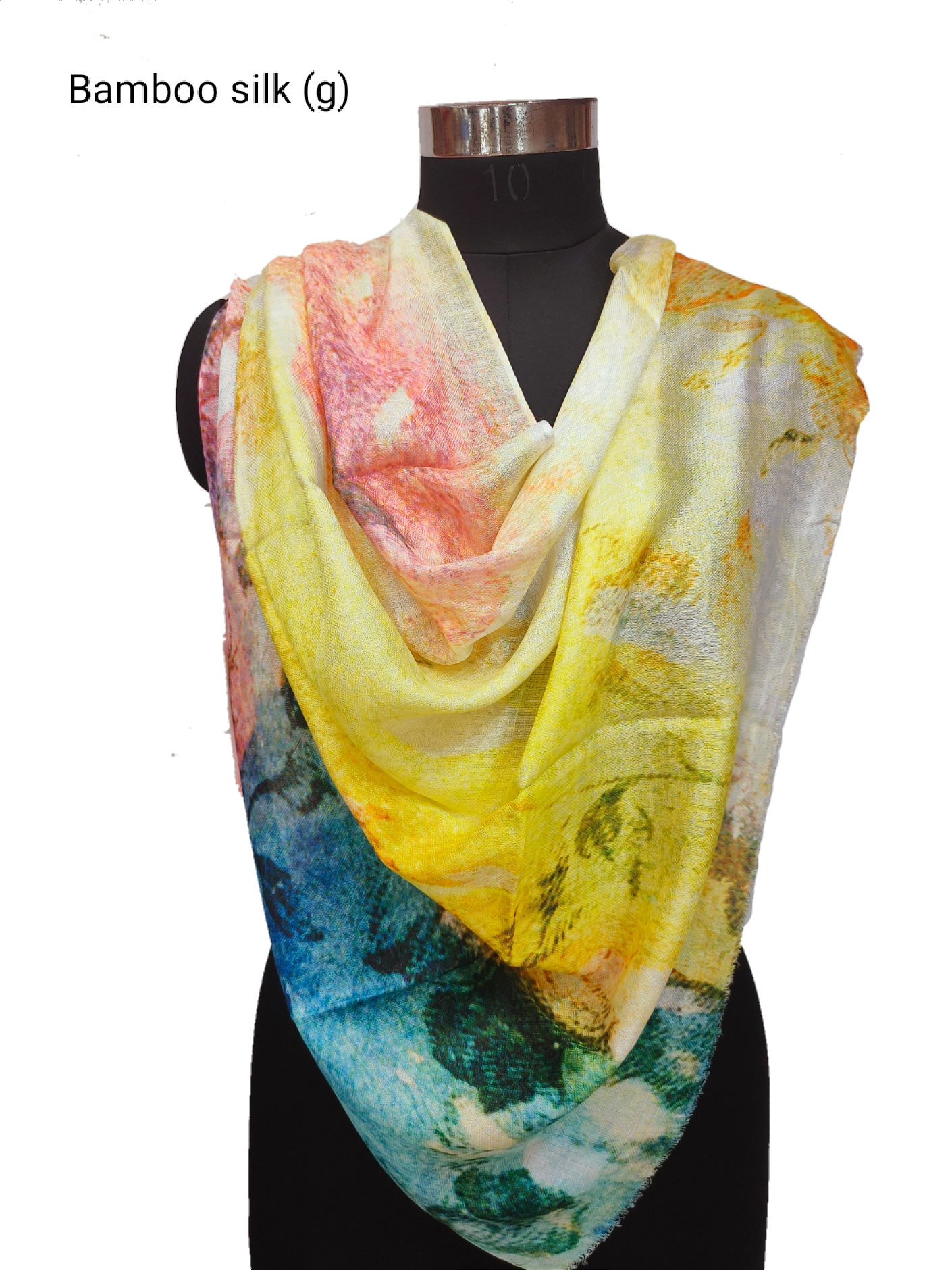 Bamboo Silk Special Print Stole.