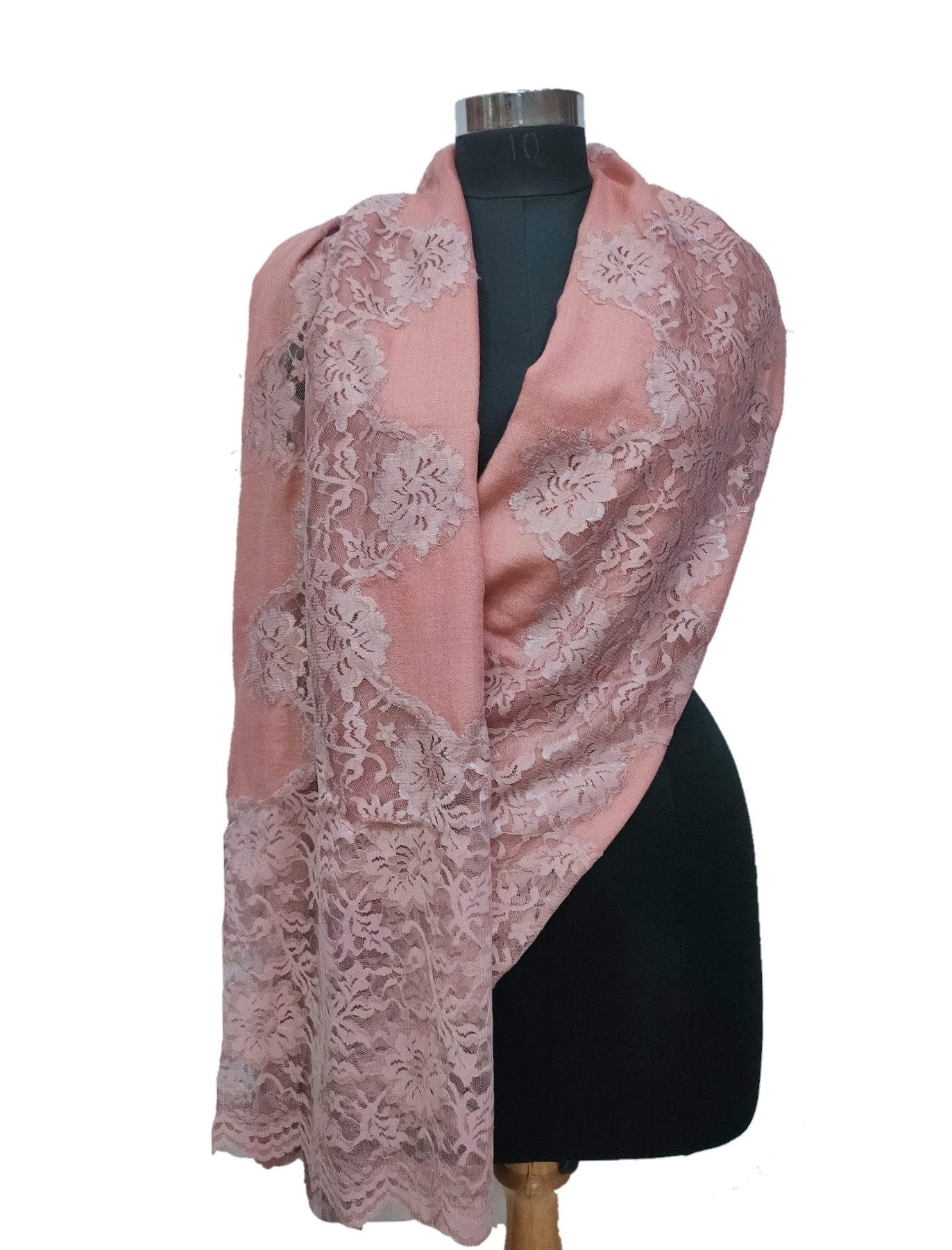 Pasham Golden Chantilly lace limited Edition Stole.