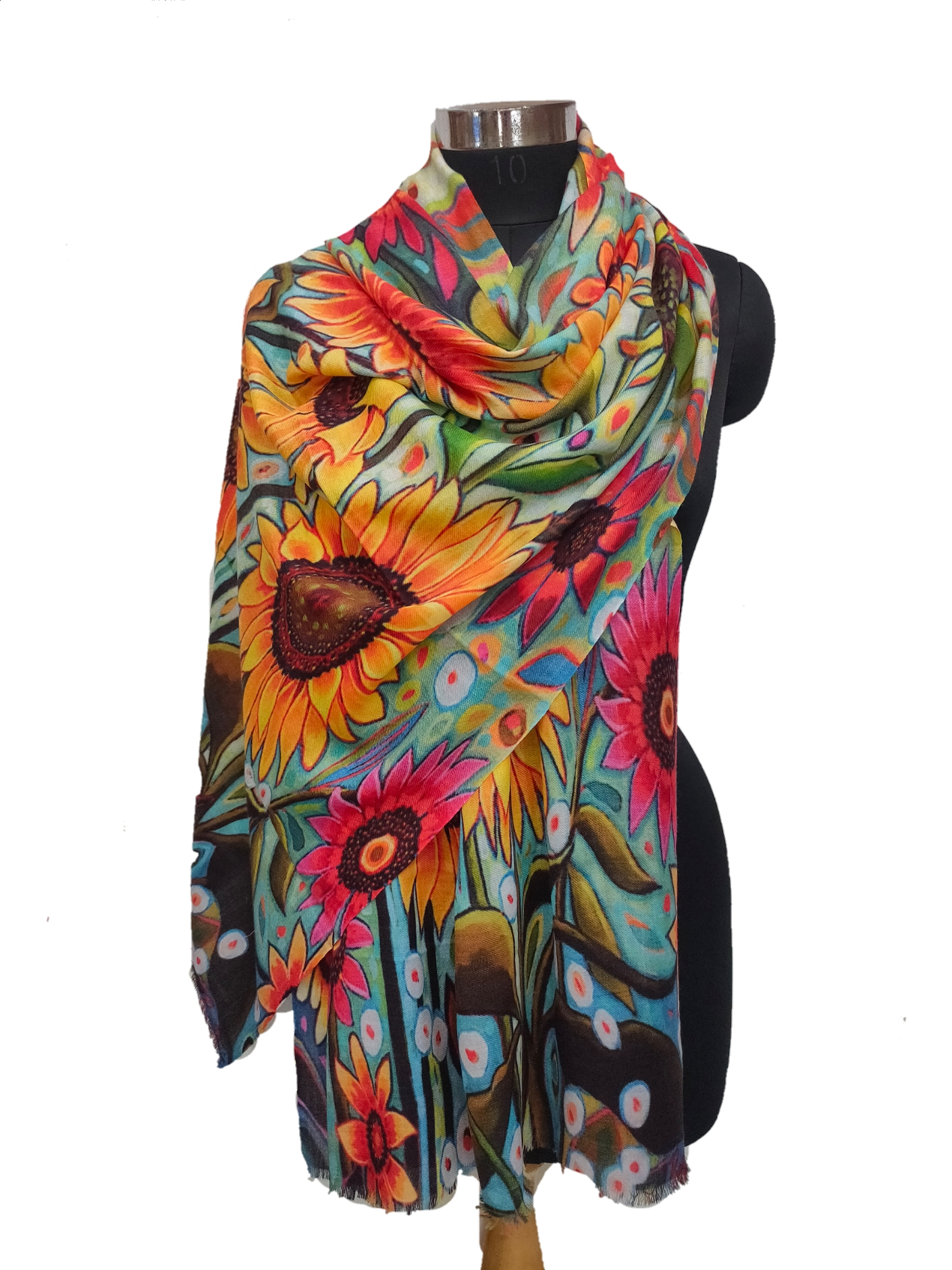 Cashmere Digital print Stole.