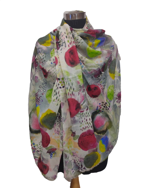 cashmere Digital Print Stole.