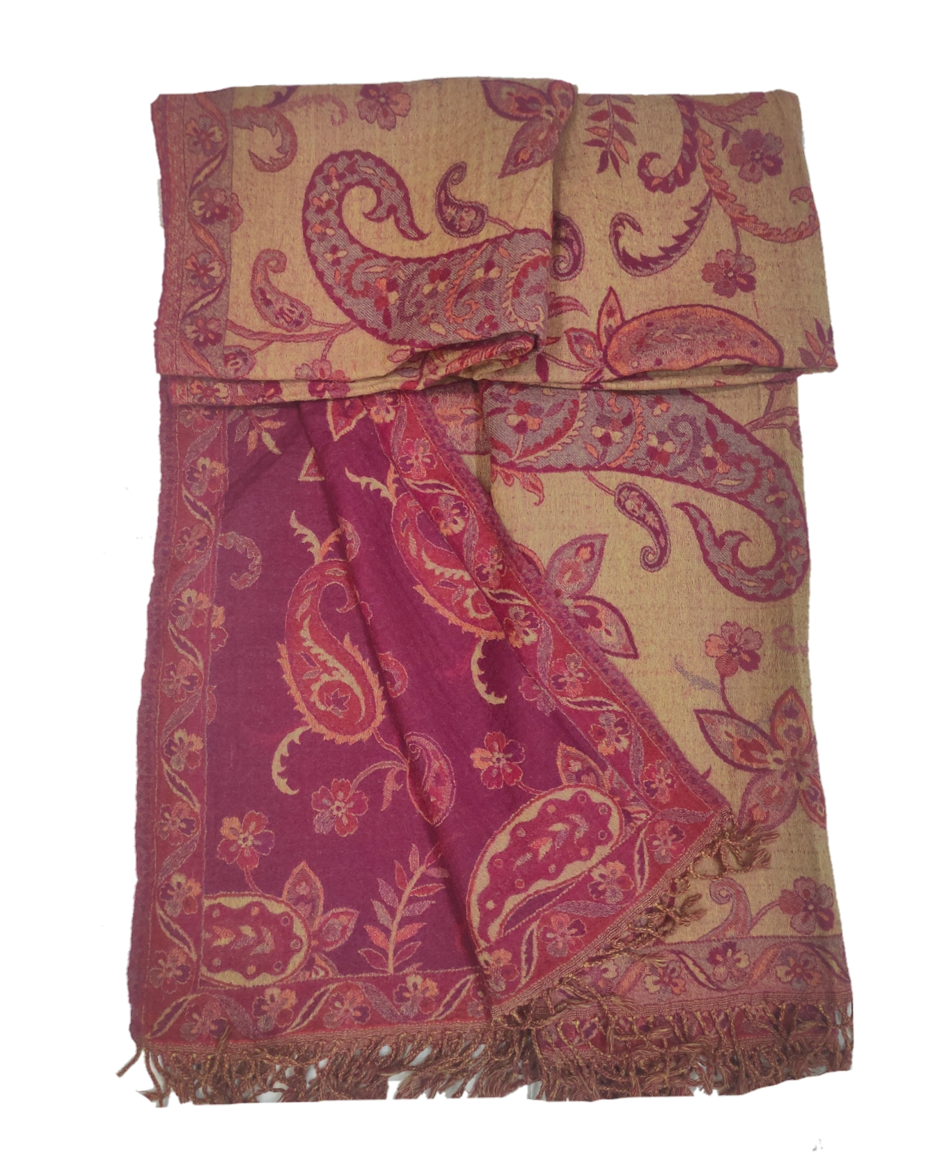Wool Cashmere Jamawar Throws