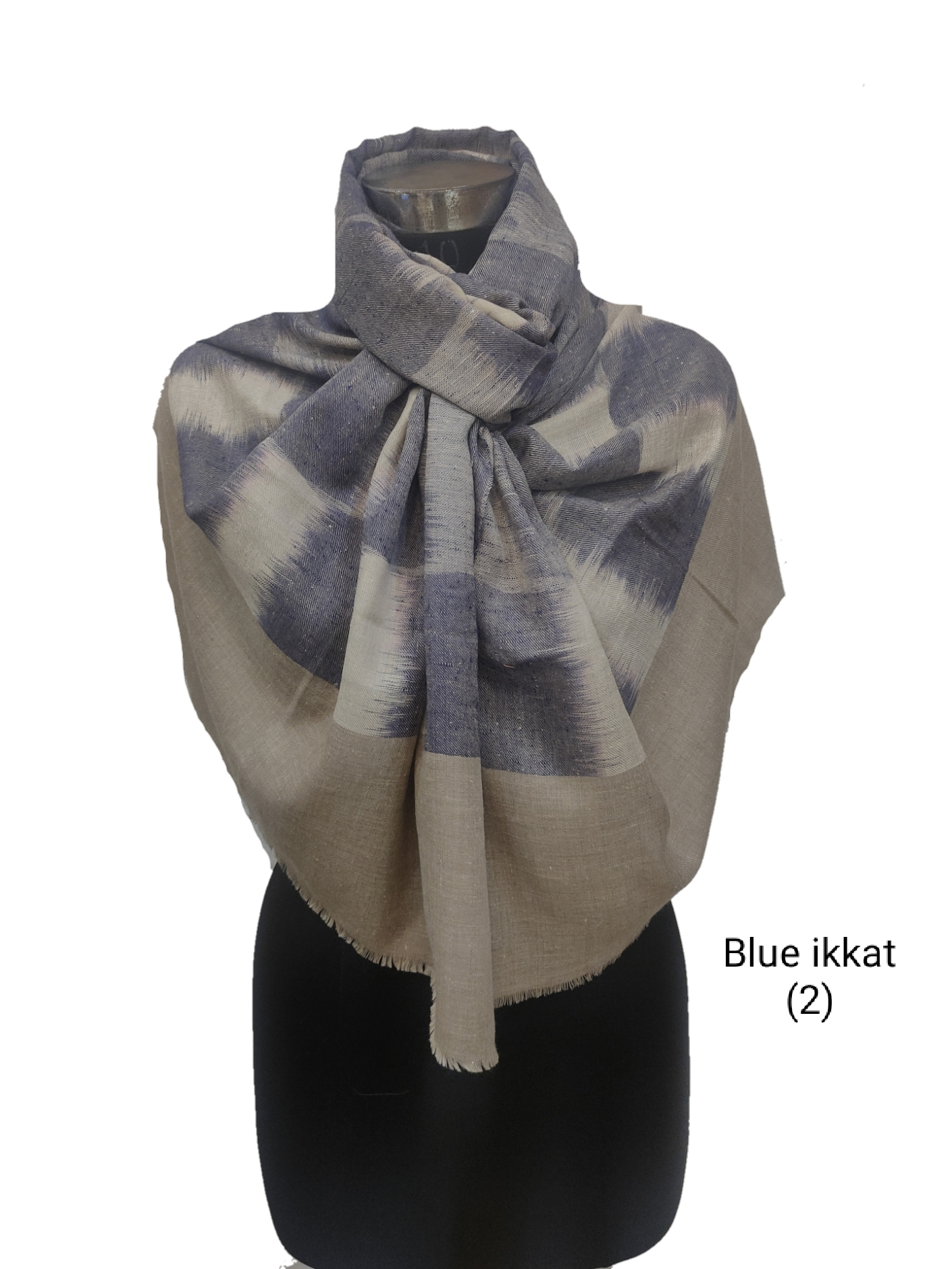 Pashmina Pure Ikkat Stripe Stole