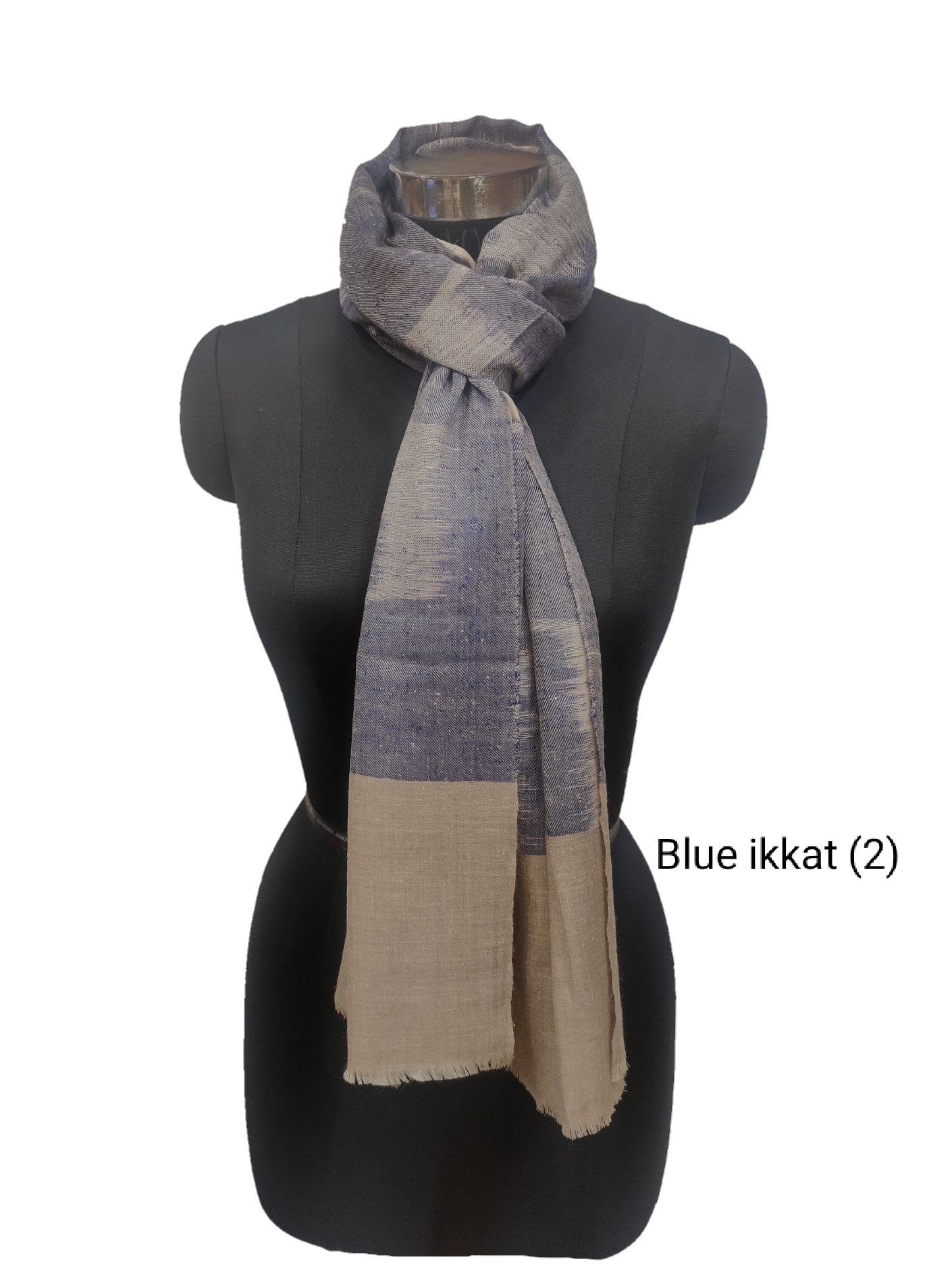 Pashmina Pure Ikkat Stripe Stole