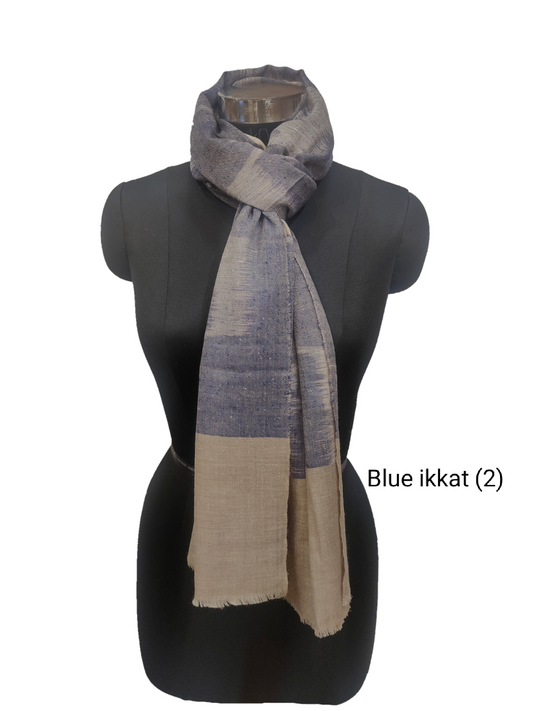 Pashmina Pure Ikkat Stripe Stole