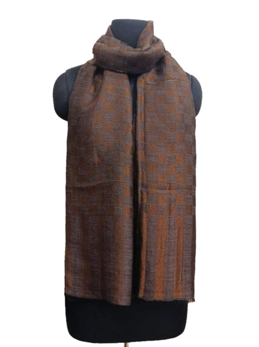 Cashmere Zari Zigzag Stole.