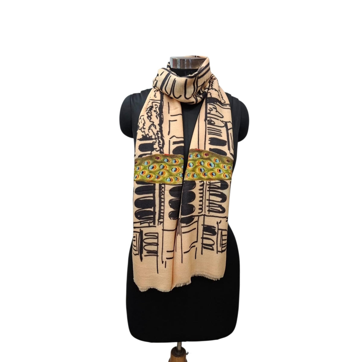 Cashmere Digital Print Stole.