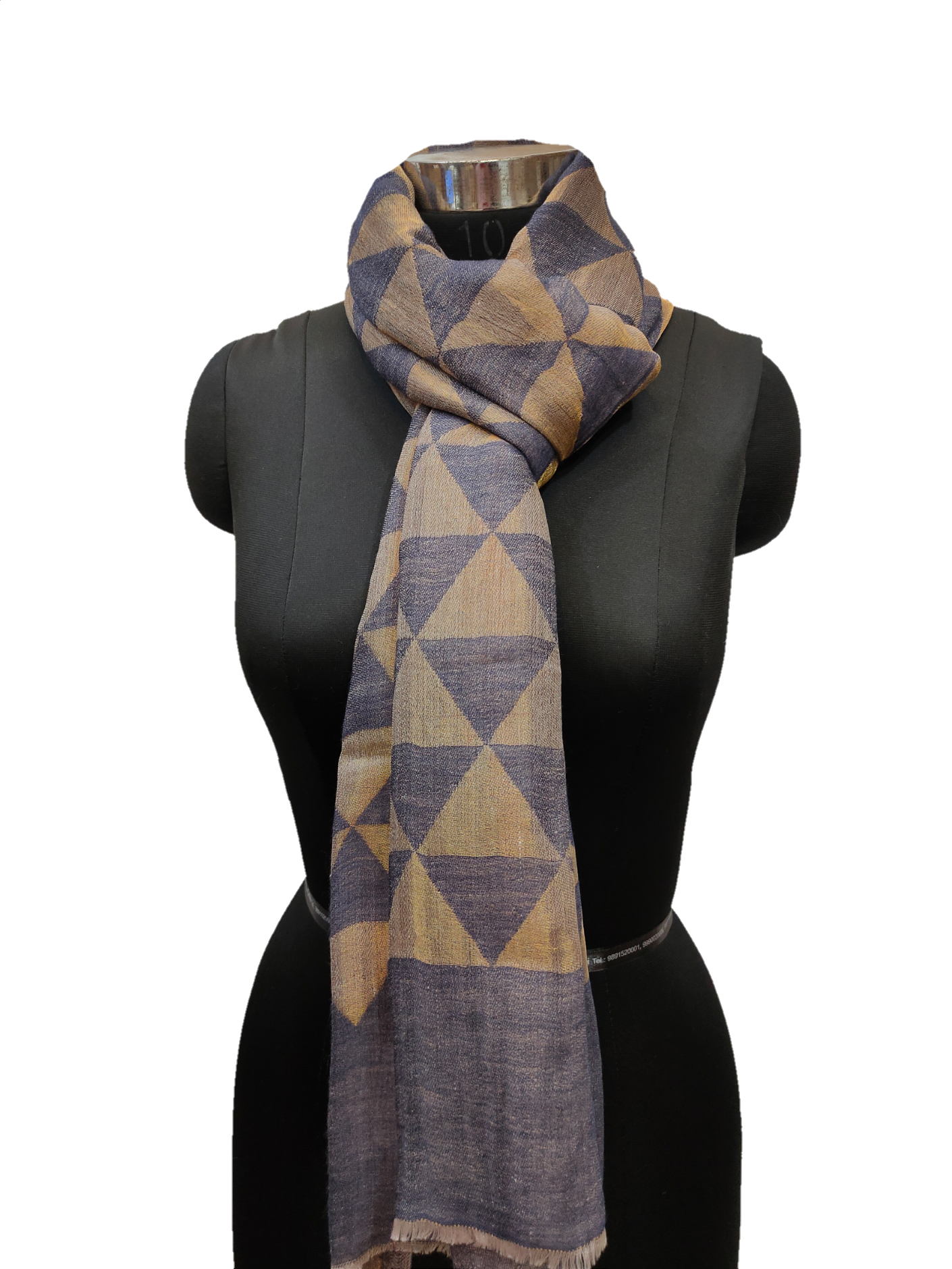 Cashmere Zari Triangle Stole.