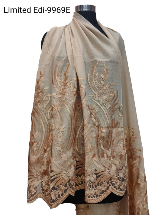 Premium lace Limited Edition Cashmere Stole.