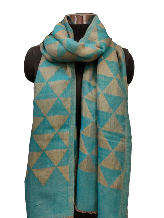 Cashmere Zari Triangle Stole