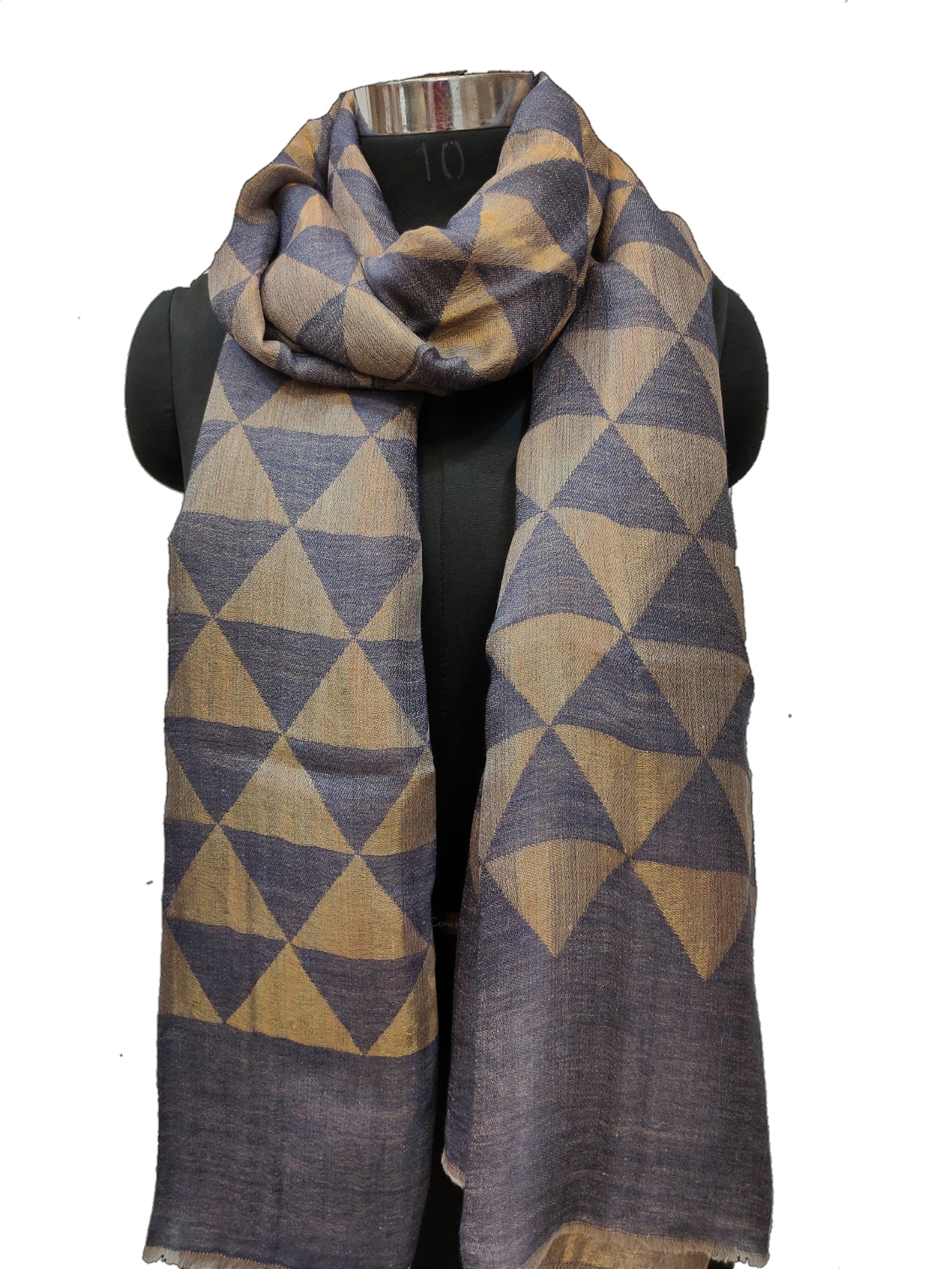 Cashmere Zari Triangle Stole.