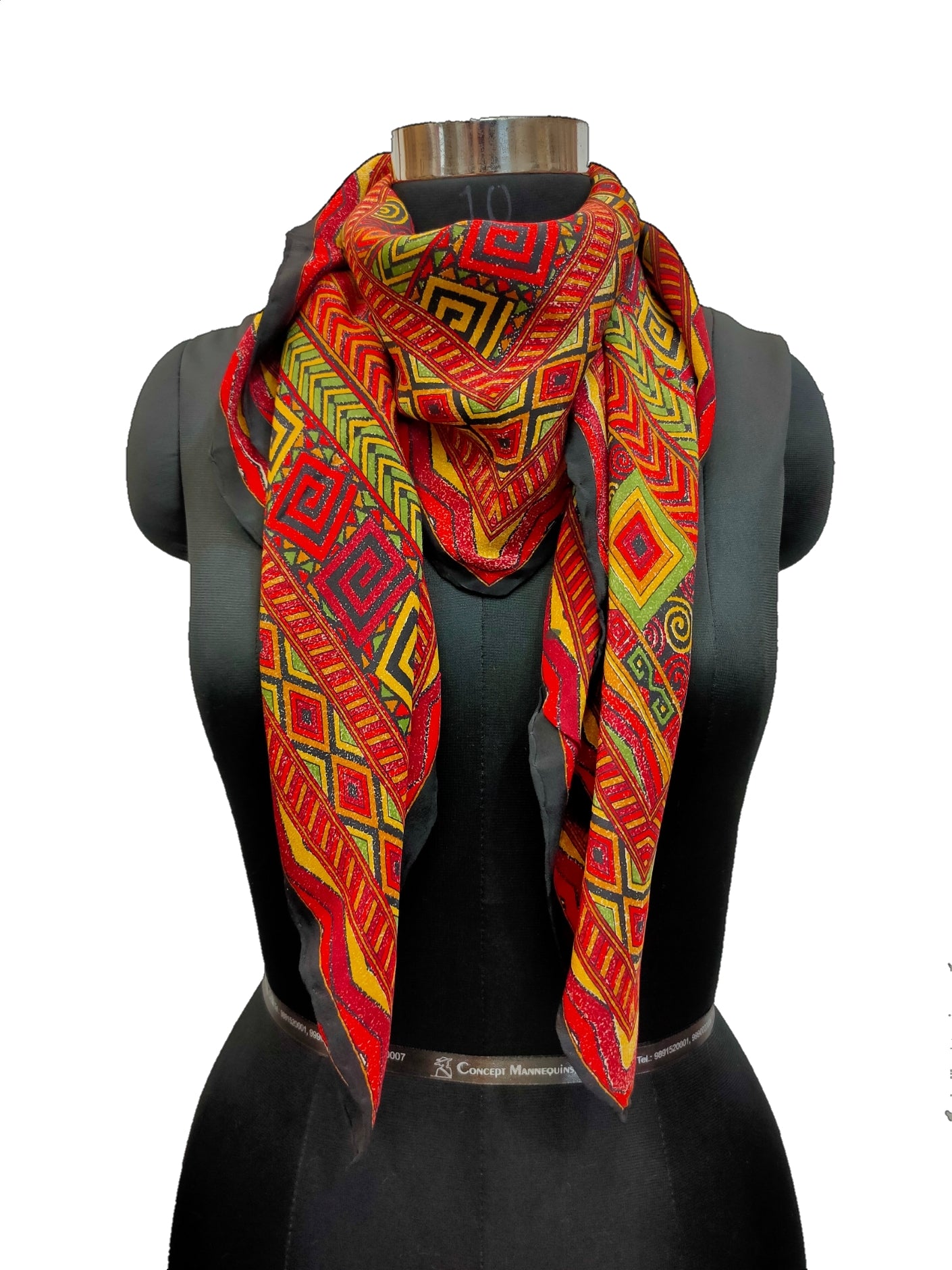 Pure Silk Square HD print Scarf.