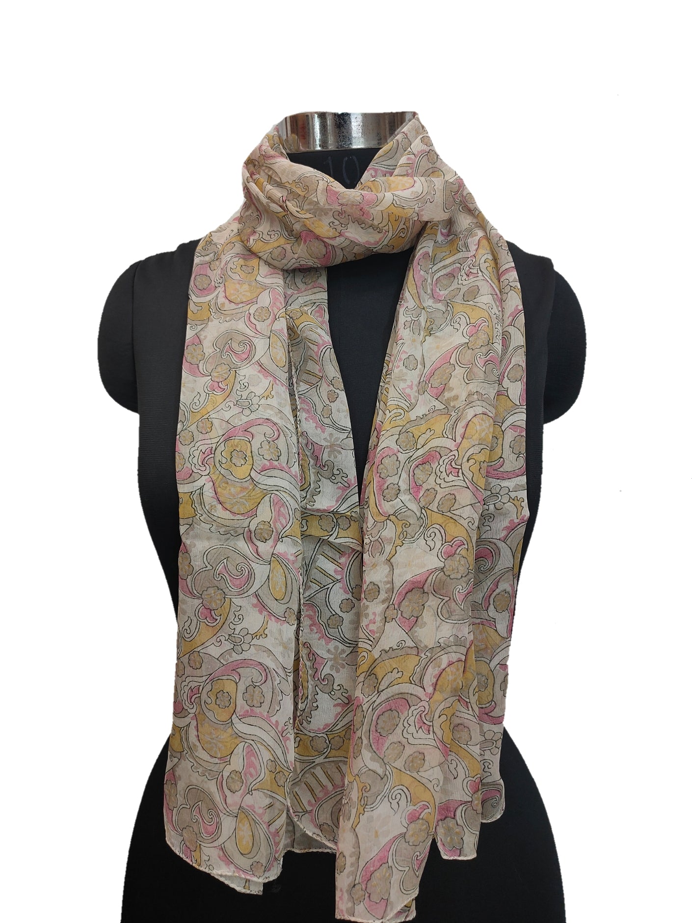 Pure Silk long  Digital print Scarf.