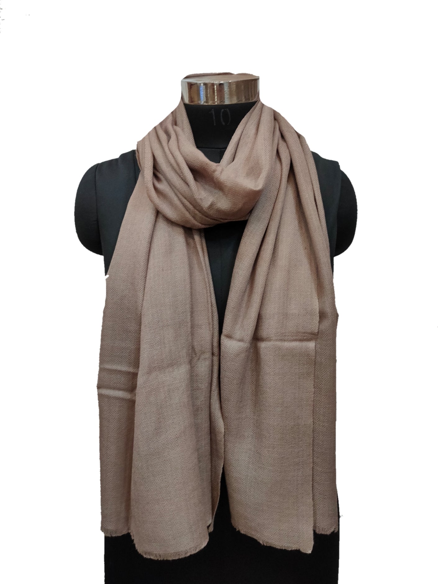 Pure Fine Cashmere Solid Colr Stole.