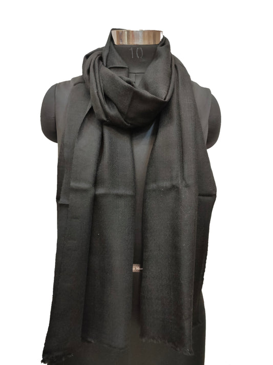 Pure Fine Cashmere Wool Solid color Stole.