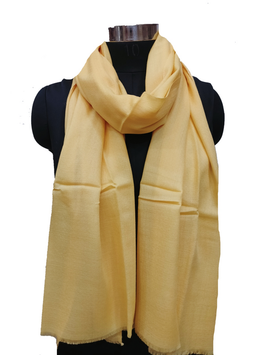 Pure Fine Cashmere Solid Color Stole.