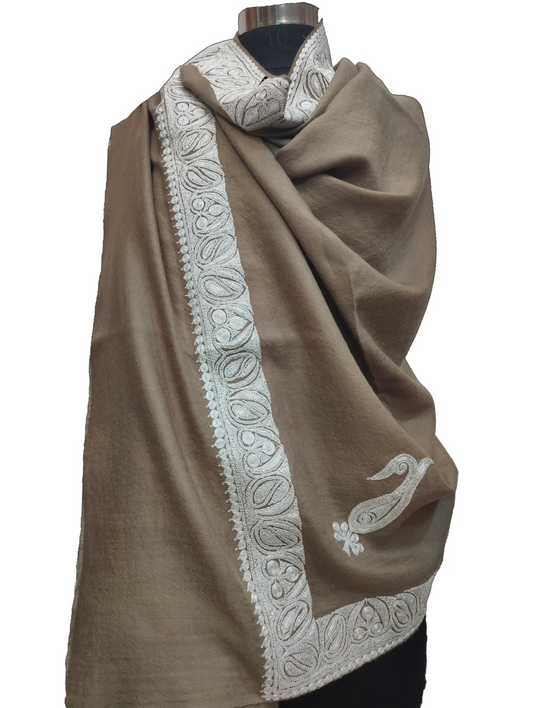 Semi Pashmina Tilla Zari Shawls.